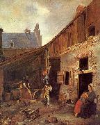 TERBORCH, Gerard The Family of the Stone Grinder sg oil painting